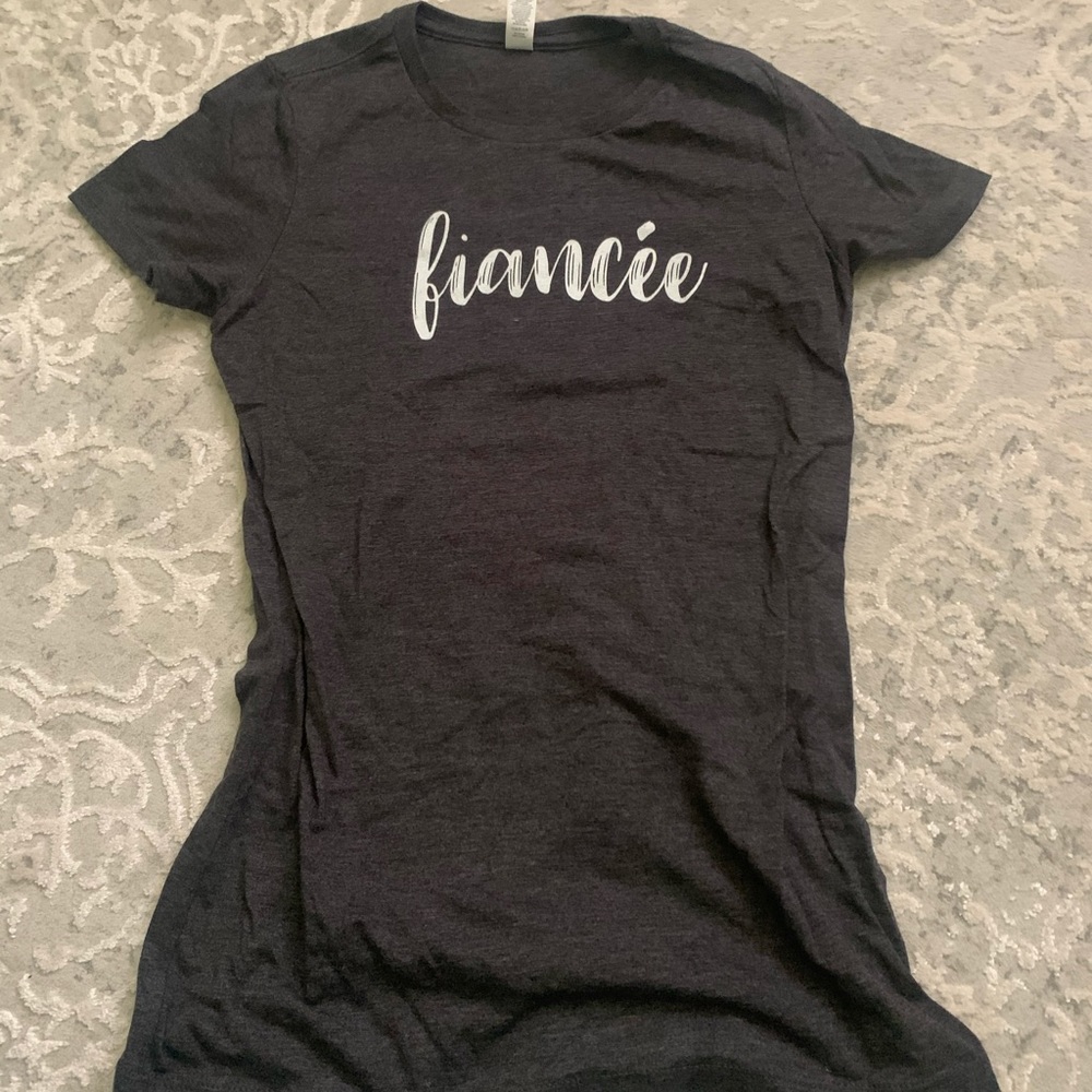 Gray fiancée shirt